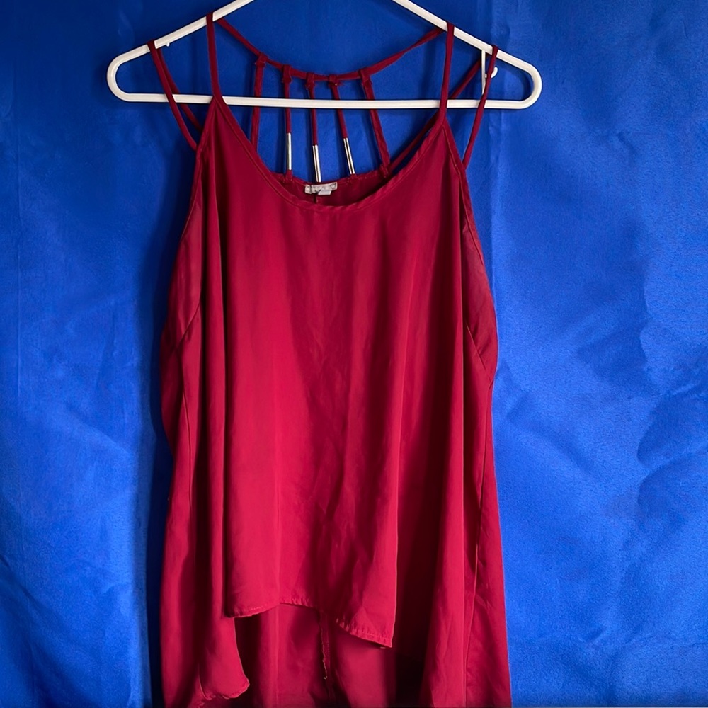 Charlotte Russe Red Wine Top
